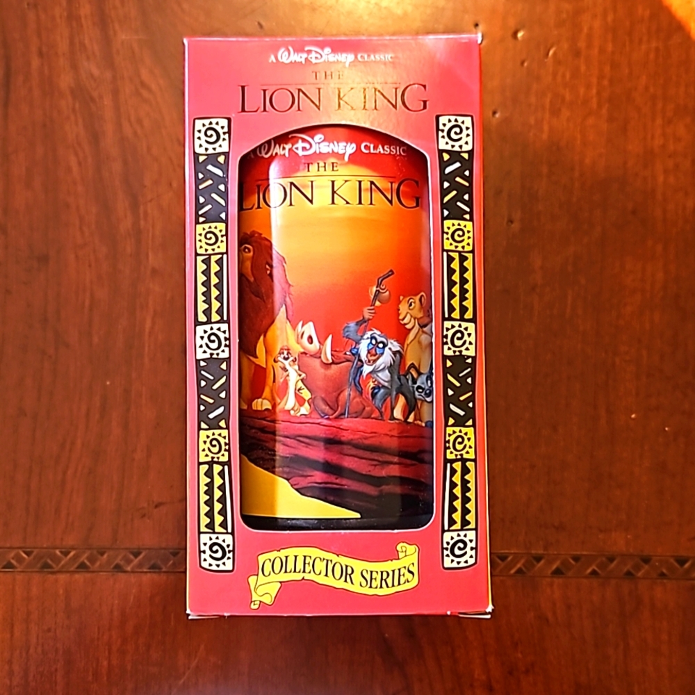 Vintage 1994 Lion King Disney Collectors Series Plastic Cup